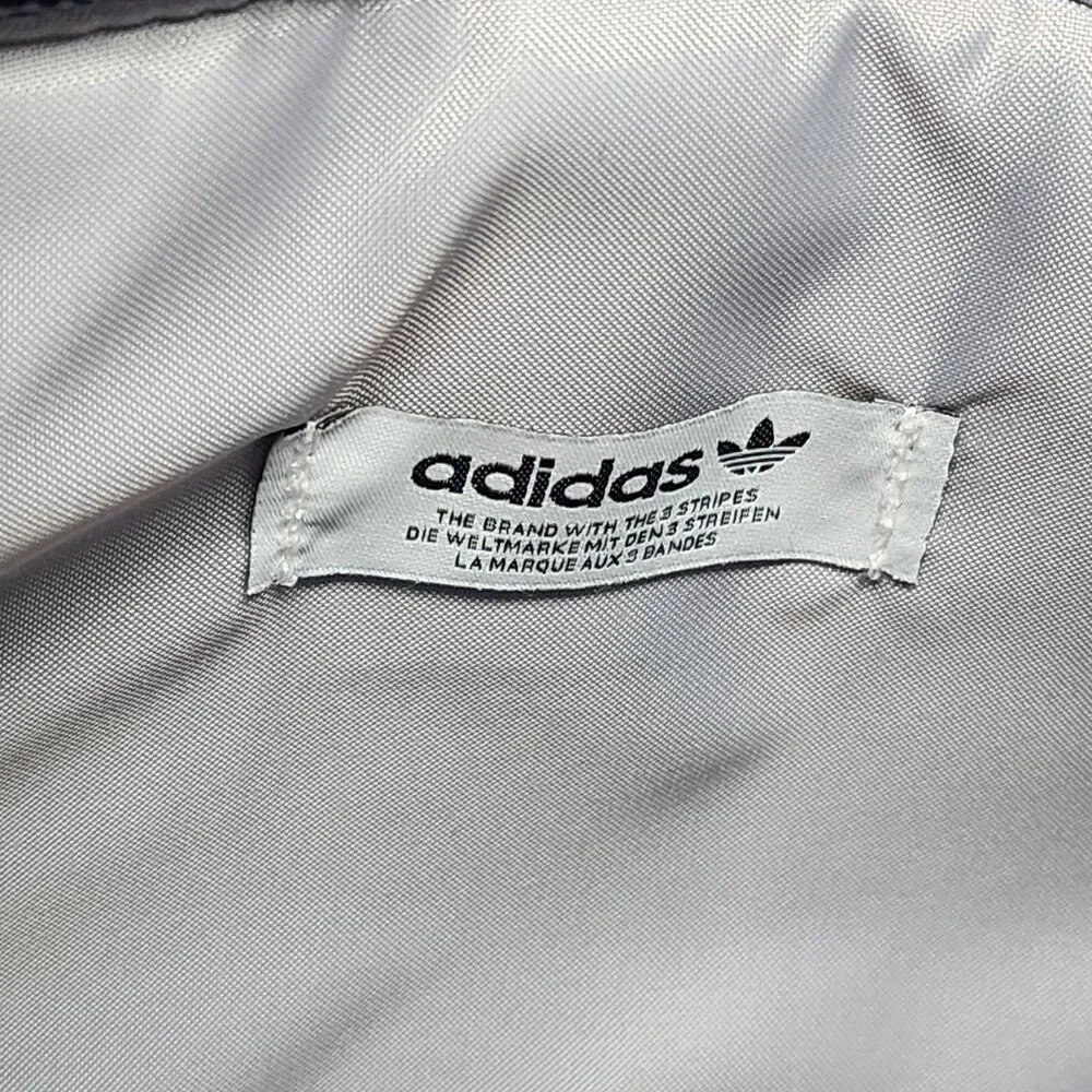 Adidas Backpack Mens Blue Reprocess Fabric Roll Top Padded Casual Bag Sports
